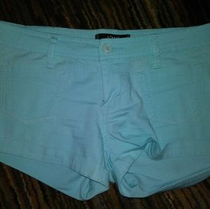 Stretchy blue shorts